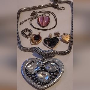 Heart necklace pendants